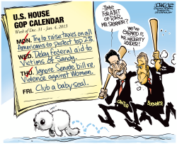 BOEHNER AND CANTOR GO CLUBBING by John Cole