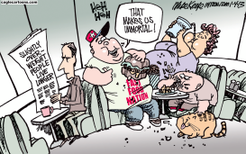 FAST FOOD NATION by Mike Keefe