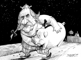 DEPARDIEU OBELIX by Petar Pismestrovic