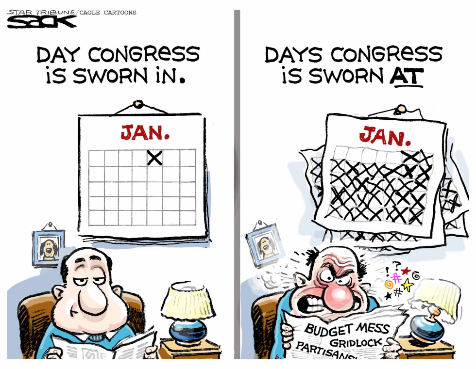  NEW CONGRESS SWORN IN by Steve Sack