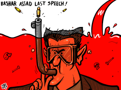 ASSAD SPEECH by Emad Hajjaj