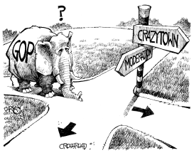 GOP AT CROSSROAD by John Darkow