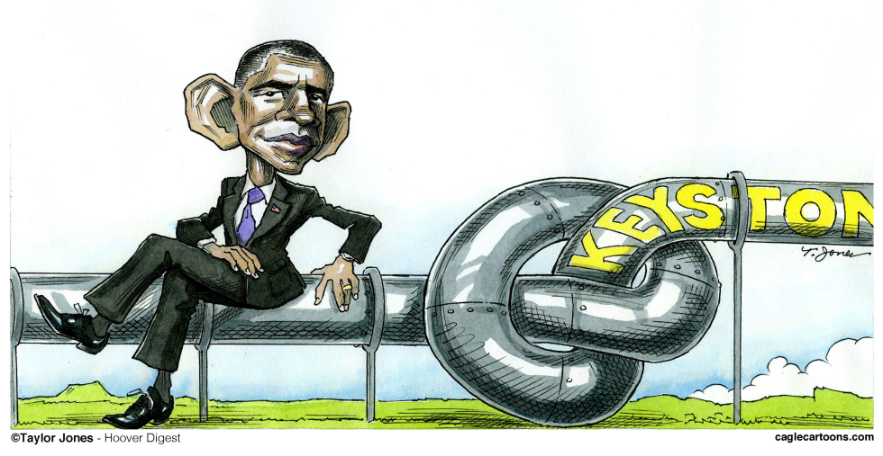  OBAMA KEYSTONE QUANDARY  by Taylor Jones