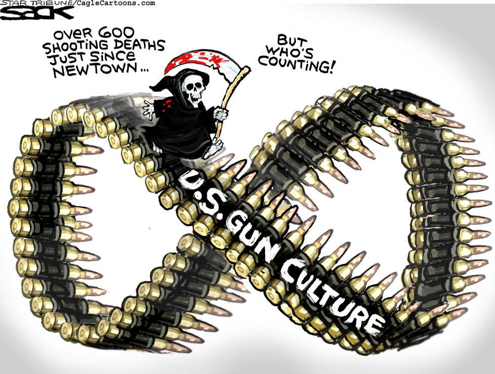  US GUN CULTURE by Steve Sack