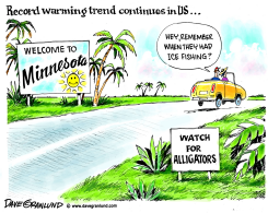 US WARMING TREND by Dave Granlund