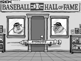 BASEBALL HALL OF FAME REJECTS by Steve Sack