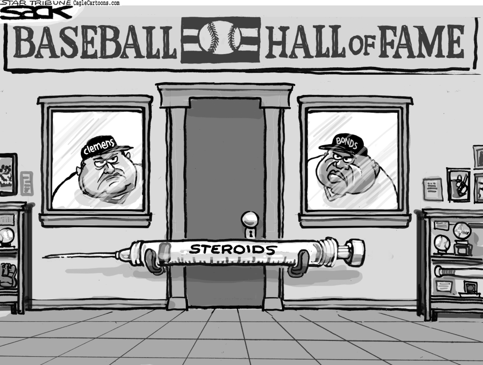  BASEBALL HALL OF FAME REJECTS by Steve Sack