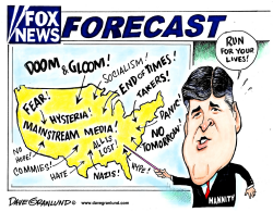 HANNITY AND FOX FORECAST by Dave Granlund