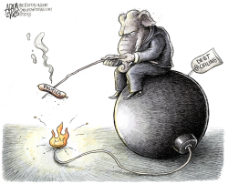 DEBT CEILING POLITICS by Adam Zyglis