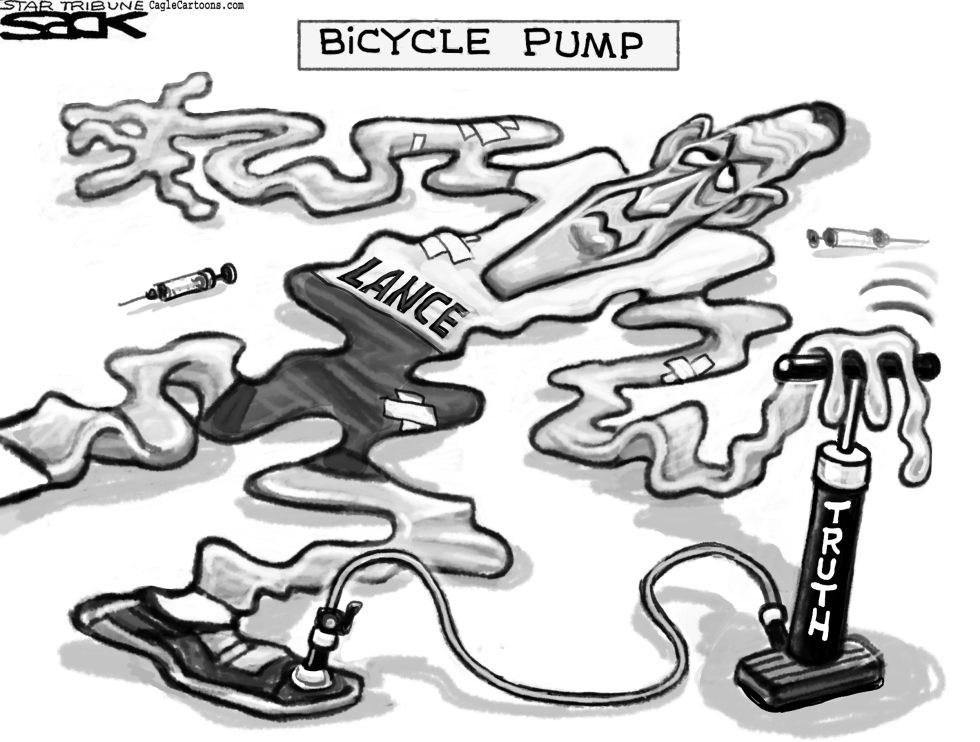  LANCE ARMSTRONG CONFESSES by Steve Sack