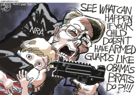 NRA CHILD SAFETY by Pat Bagley