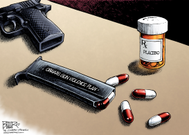 GUN VIOLENCE PLAN by Nate Beeler