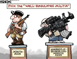 WELL REGULATED GUN RIGHTS  by Steve Sack