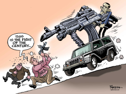 OBAMA GUN CONTROL by Paresh Nath