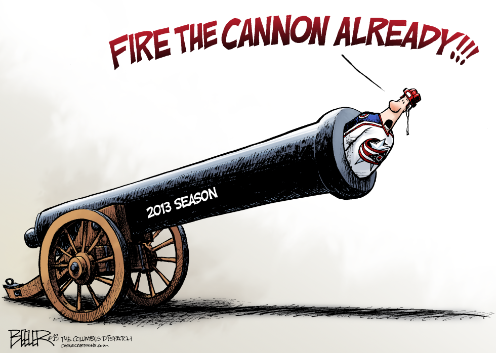  LOCAL OH - BLUE JACKETS ARE BACK by Nate Beeler