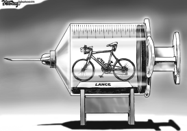 BIKE IN THE NEEDLE by Bill Day