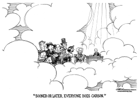 JOHNNY CARSON SHOW IN HEAVEN by RJ Matson