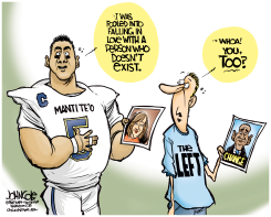 MANTI TE'O AND OBAMA by John Cole