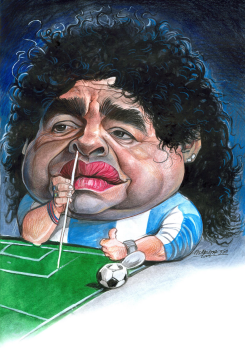 DIEGO MARADONA by Petar Pismestrovic