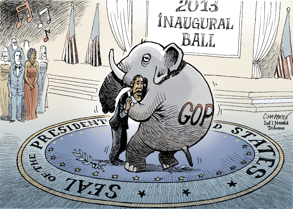  INAUGURAL BALL by Patrick Chappatte