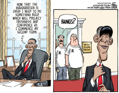 OBAMA 2ND TERM LOOK by Jeff Parker