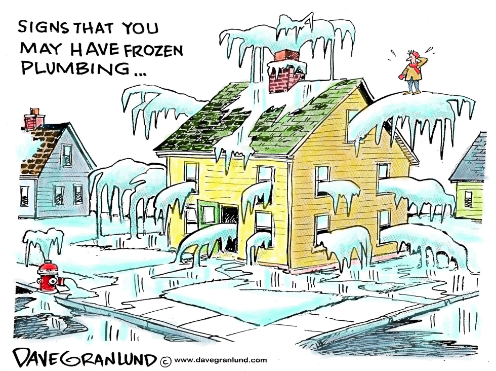  EXTREME COLD by Dave Granlund