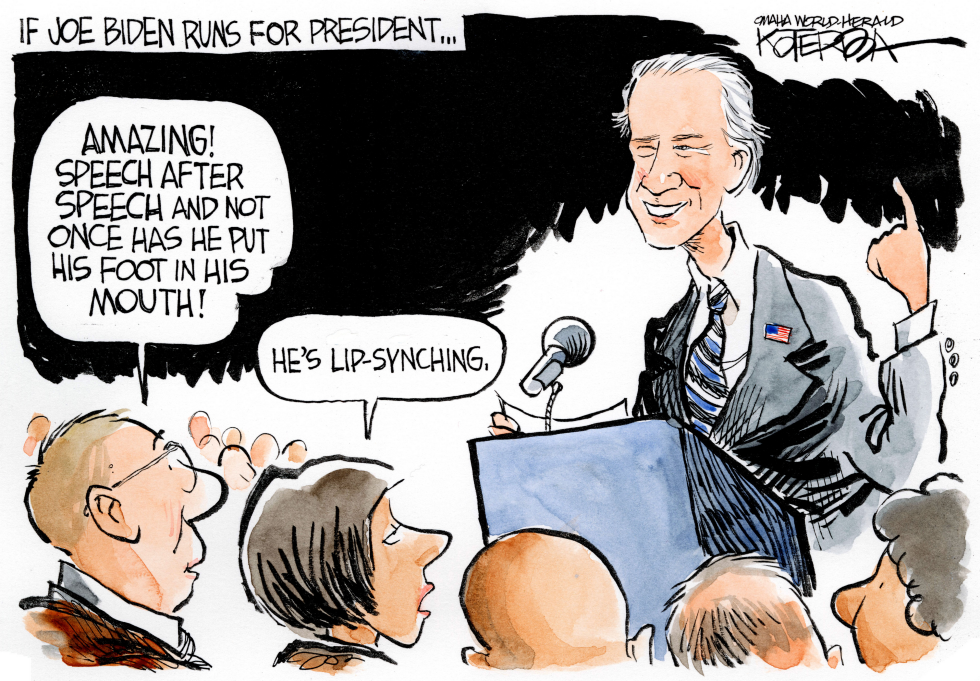  BIDEN FOR PRESIDENT by Jeff Koterba