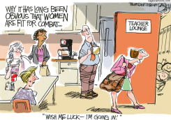 WOMEN AT WAR by Pat Bagley