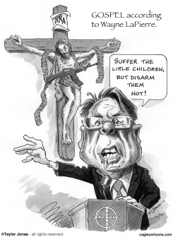 GOSPEL ACCORDING TO WAYNE LAPIERRE by Taylor Jones