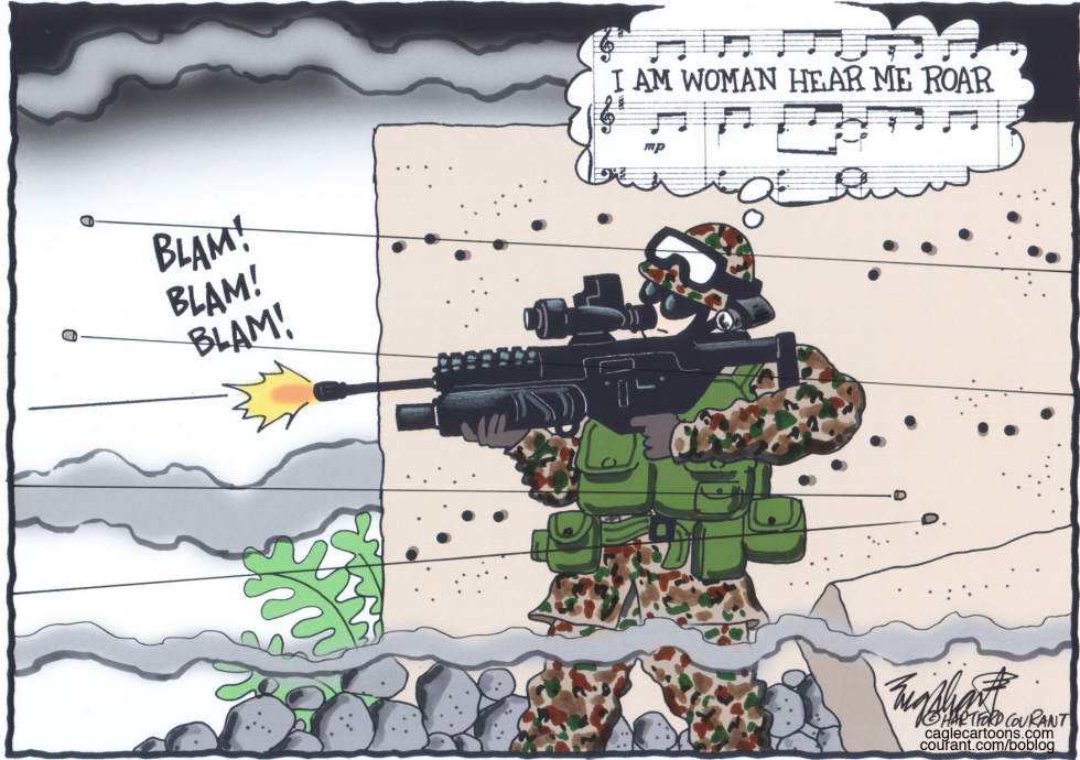  WOMEN IN COMBAT by Bob Englehart