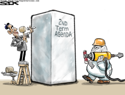 OBAMA SECOND TERM AGENDA  by Steve Sack