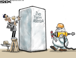 OBAMA SECOND TERM AGENDA  by Steve Sack