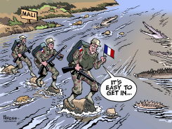 FRANCE IN MALI by Paresh Nath