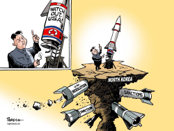 N.KOREAN ROCKET by Paresh Nath