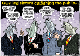 GOP CATFISHING THE PUBLIC by Wolverton