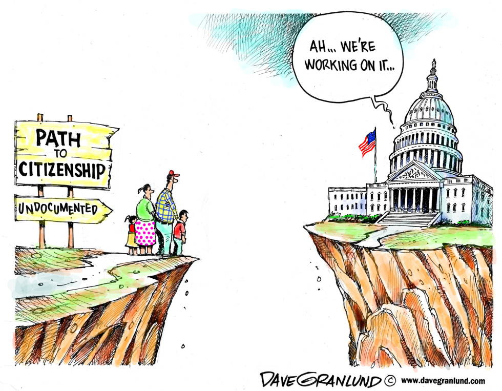  PATH TO CITIZENSHIP by Dave Granlund