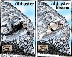 FILIBUSTER REFORM by Kevin Siers