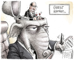 GOP GUEST WORKER by Adam Zyglis