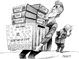 KERRY, CLINTON, HEAVY LOAD by Petar Pismestrovic