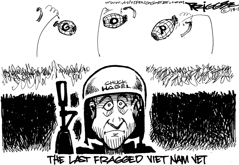  HAGEL by Milt Priggee