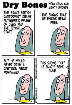 THE BRAVE CARTOONIST by Yaakov Kirschen