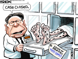 NRA MORGUE  by Steve Sack