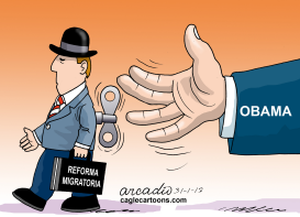 OBAMA Y LA REFORMA MIGRATORIA by Arcadio Esquivel