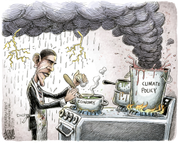 OBAMA CLIMATE POLICY by Adam Zyglis