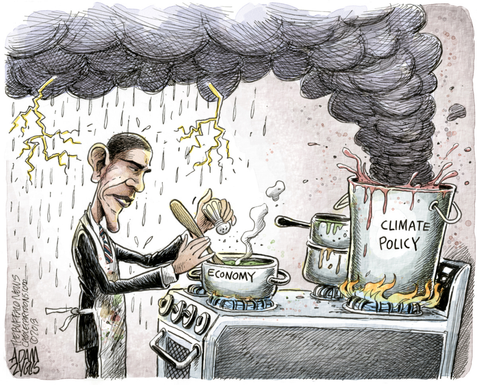  OBAMA CLIMATE POLICY by Adam Zyglis