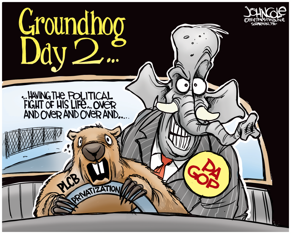  LOCAL PA  PLCB GROUNDHOG DAY by John Cole