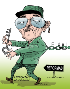 RAUL CASTRO CUBA by Arcadio Esquivel