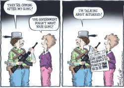 GUN CONTROL -  by Bob Englehart