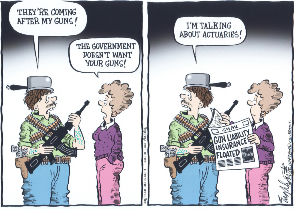  GUN CONTROL -  by Bob Englehart