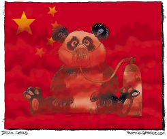 CONTAMINACION EN CHINA  by Daryl Cagle